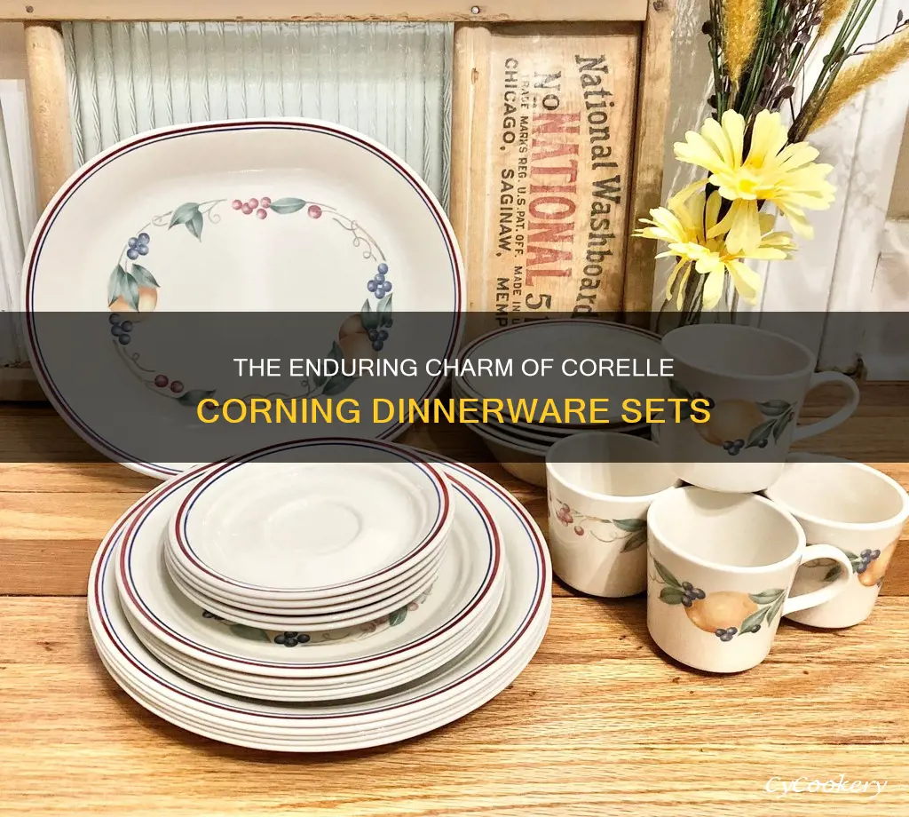 corelle corning dinnerware sets