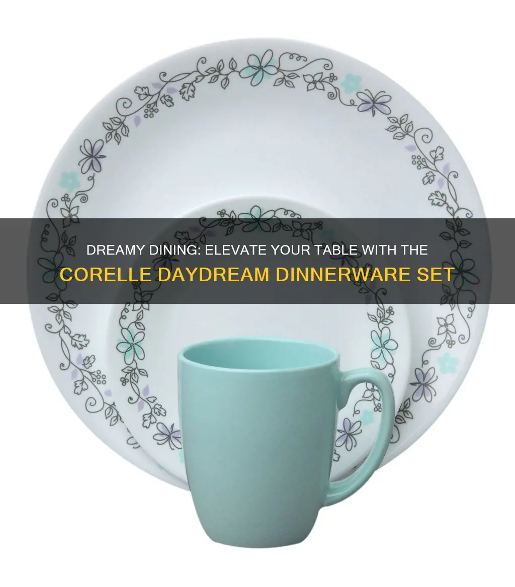 corelle daydream 16 pc dinnerware set