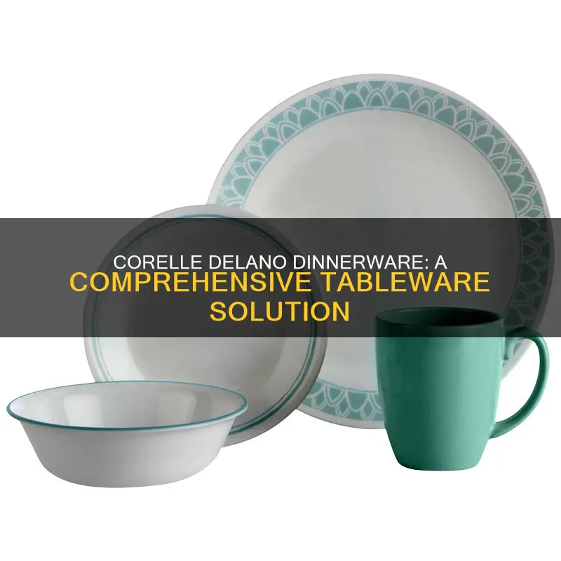 corelle delano dinnerware set