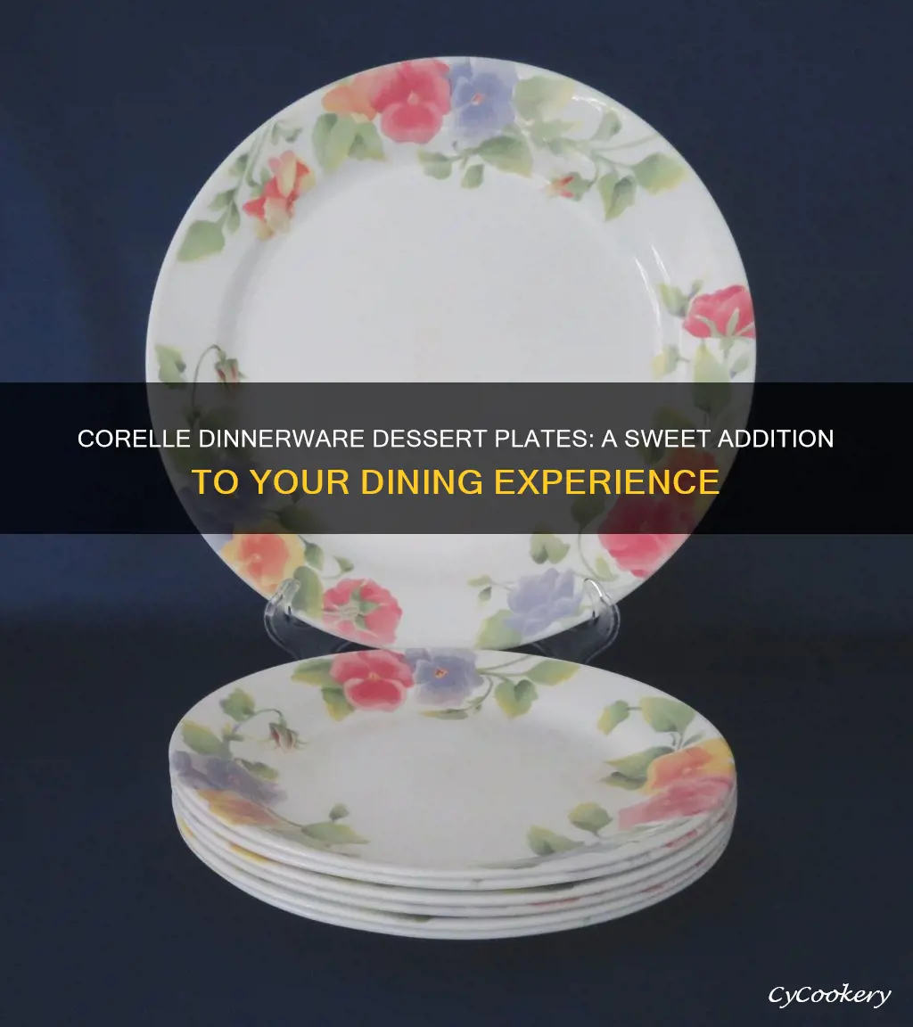 corelle dinnerware dessert plates set corelle