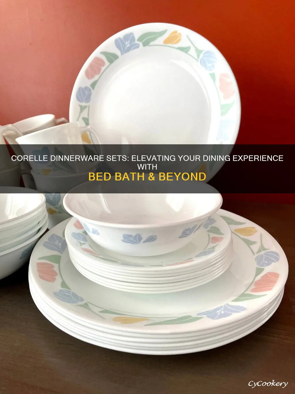 corelle dinnerware set bed bath beyond