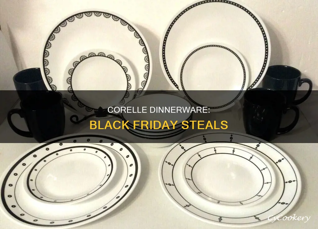 corelle dinnerware set black friday deals