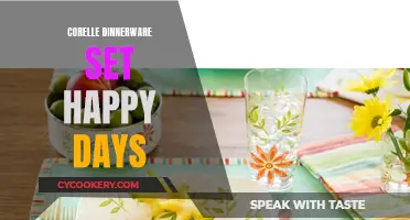 Corelle Dinnerware Set Happy Days: Brighten Up Your Table with this Vibrant Collection