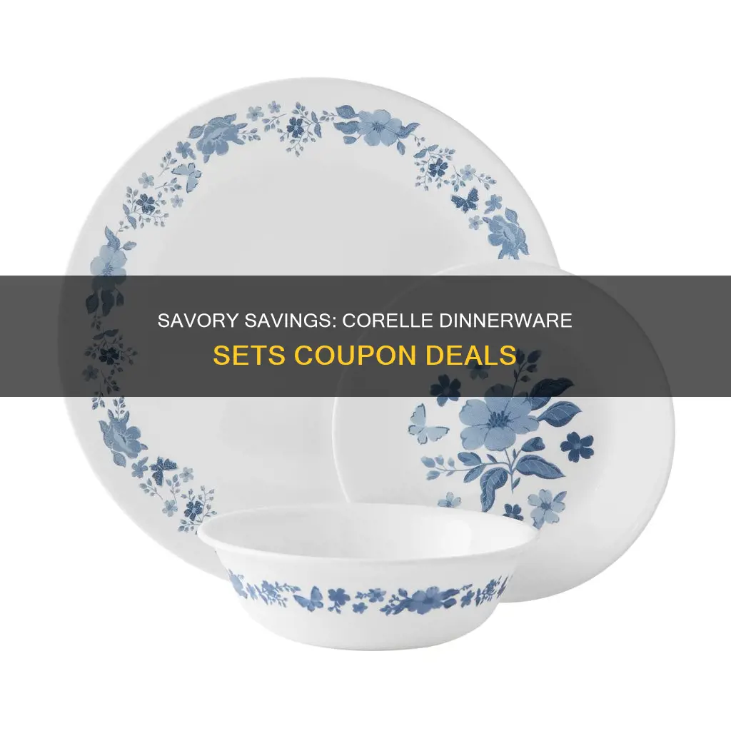 corelle dinnerware sets coupon