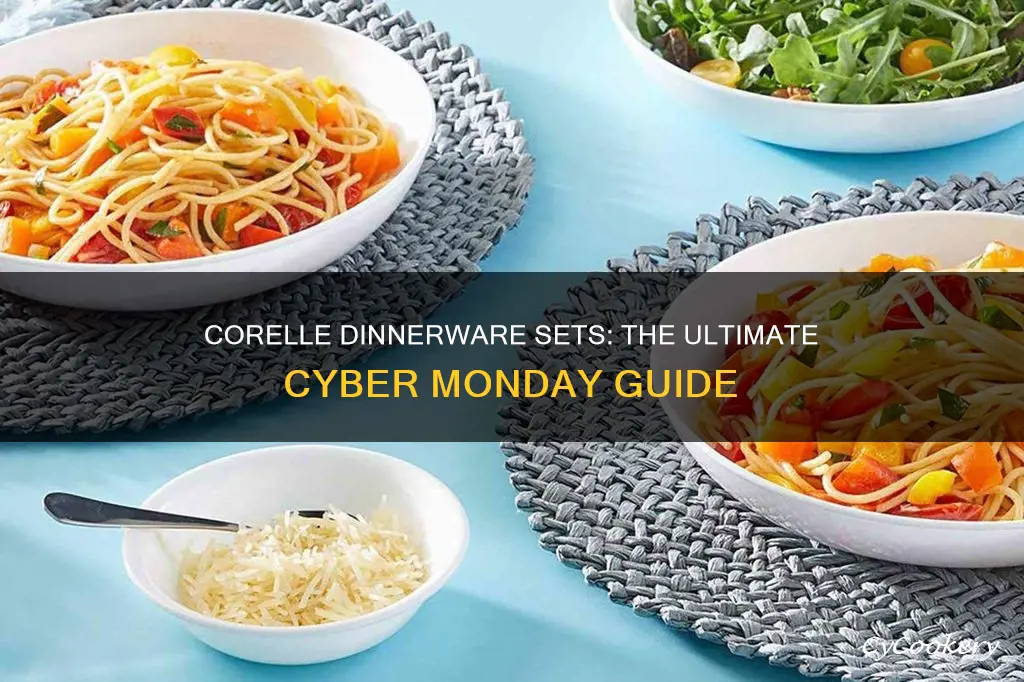 corelle dinnerware sets cyber monday