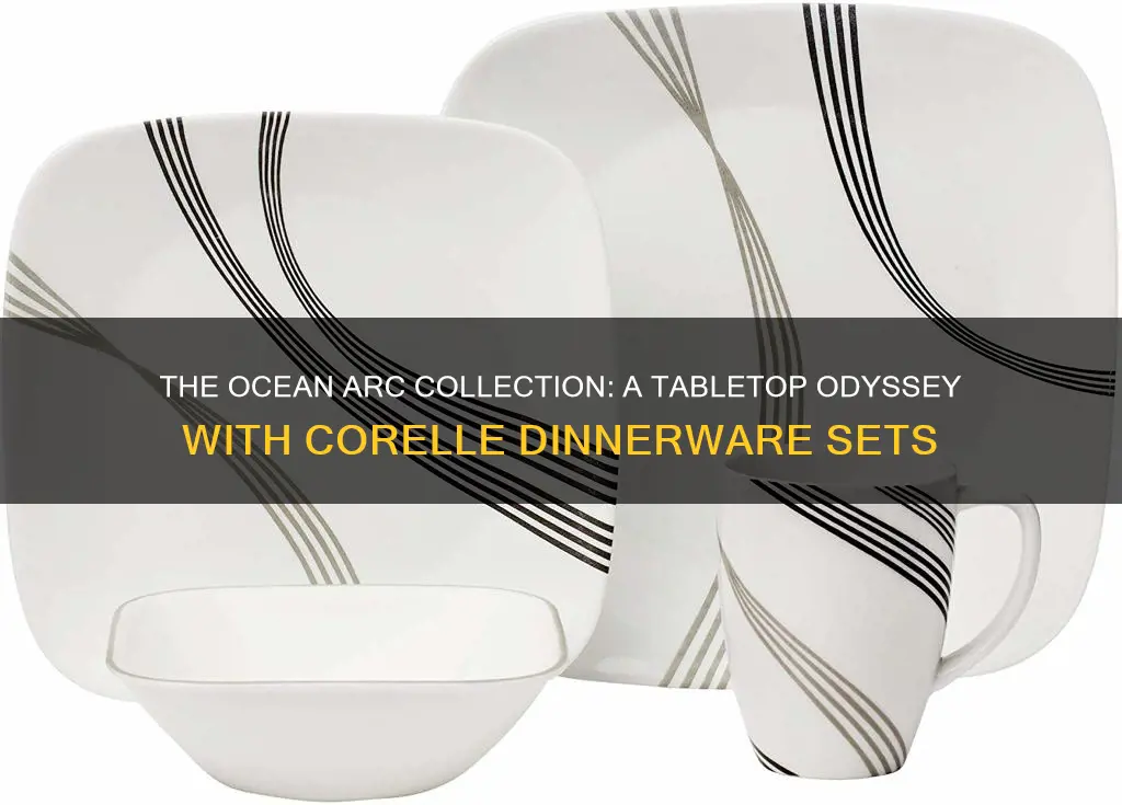 corelle dinnerware sets ocean arc