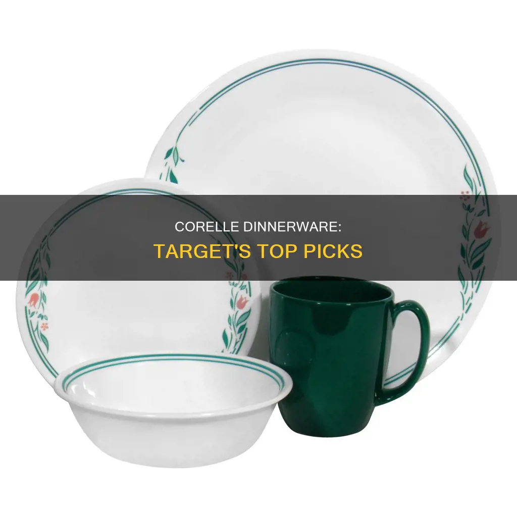 corelle dinnerware sets target