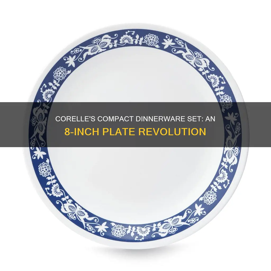 corelle dinnerware sets with 8 inch plate