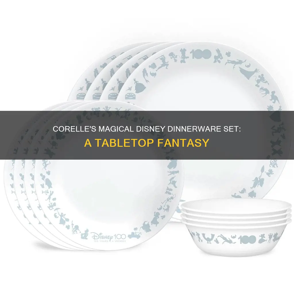 corelle disney dinnerware set