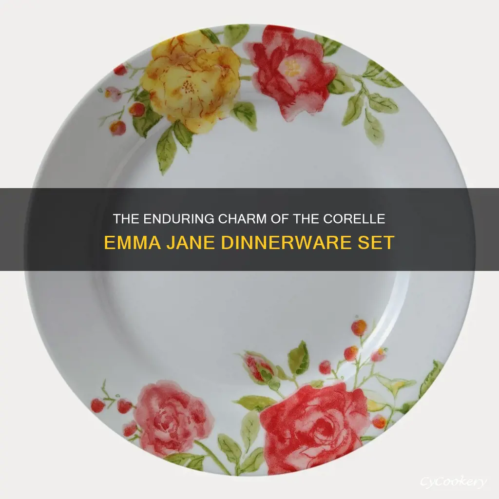 corelle emma jane dinnerware set