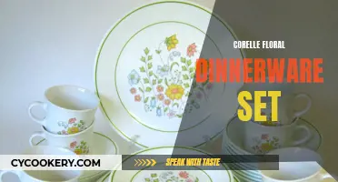 Corelle's Floral Dinnerware Set: Elevating the Dining Experience with Artistic Charm