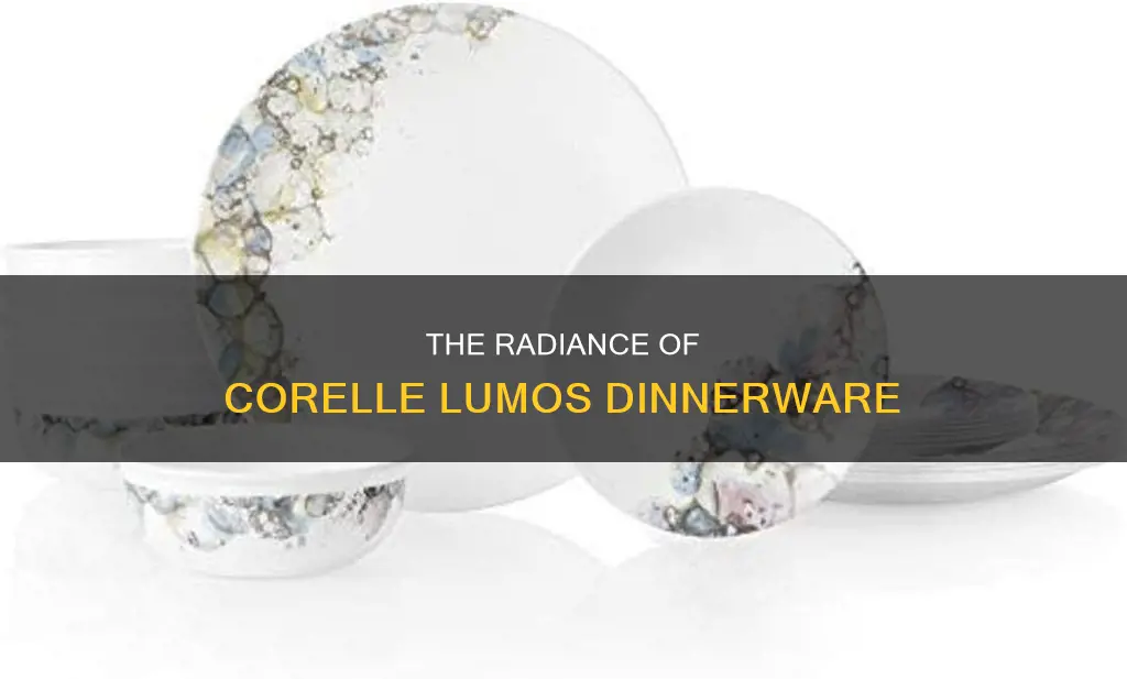 corelle lumos dinnerware set