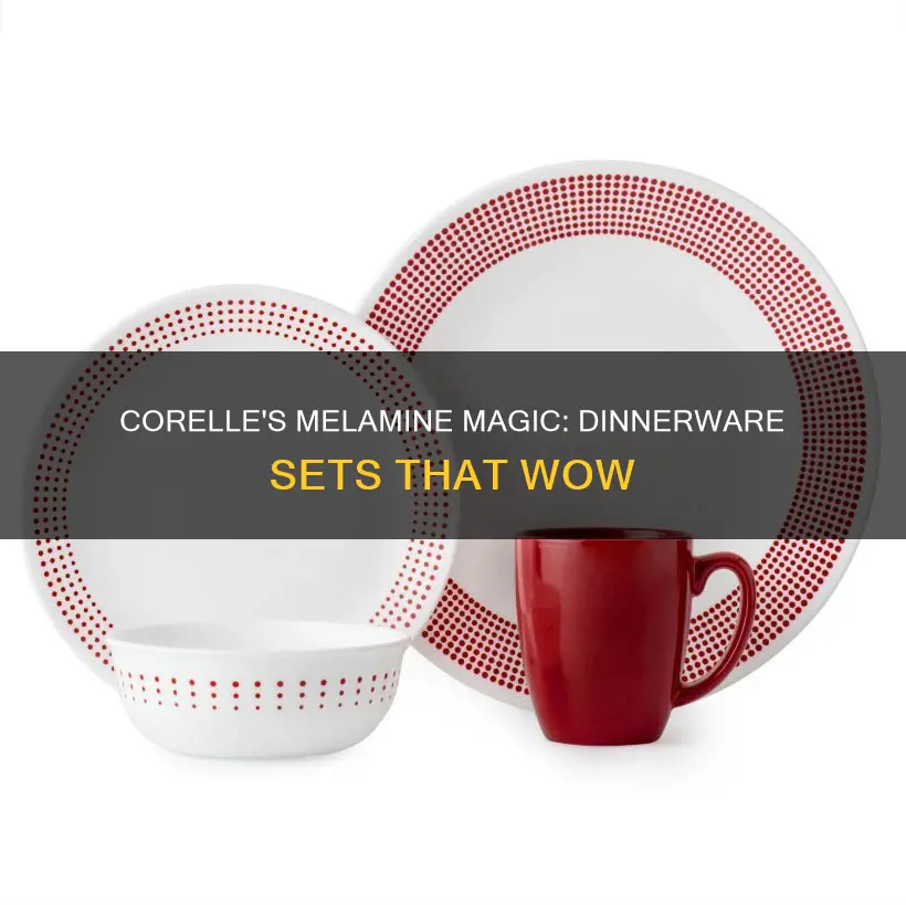 corelle melamine dinnerware sets