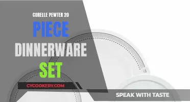 Elegant Dining with the Corelle Pewter 20-Piece Dinnerware Set