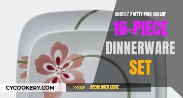 Pretty in Pink: Elevate Your Dining Experience with Corelle's Charming Square Dinnerware Set