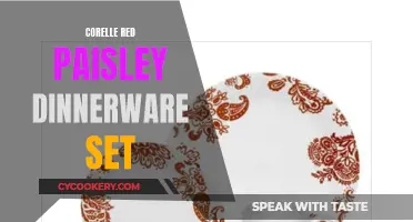 Corelle's Vibrant Red Paisley Dinnerware Set: A Tabletop Statement