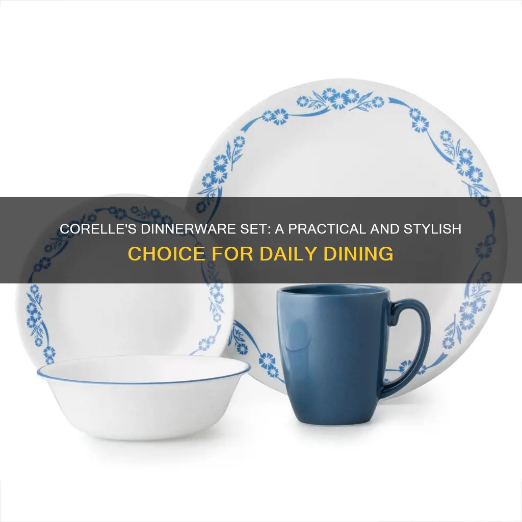 corelle serve and save 24 pc dinnerware set