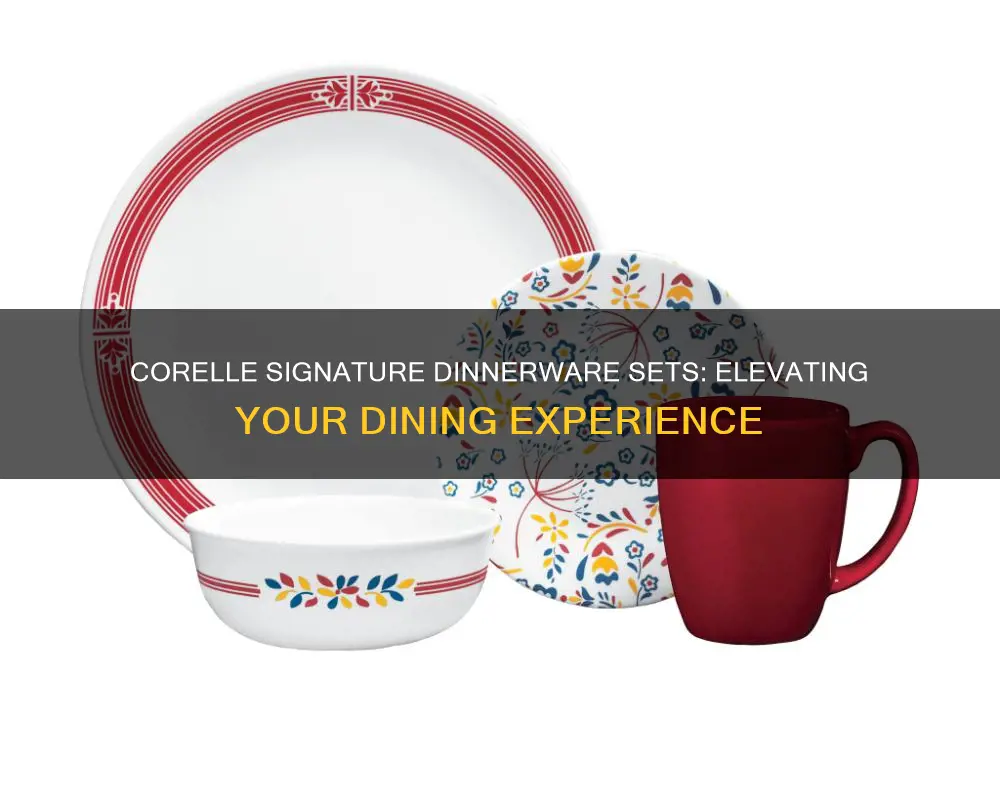 corelle signature dinnerware sets