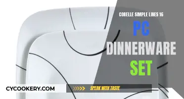 Elegant Dining with the Corelle Simple Lines Dinnerware Set