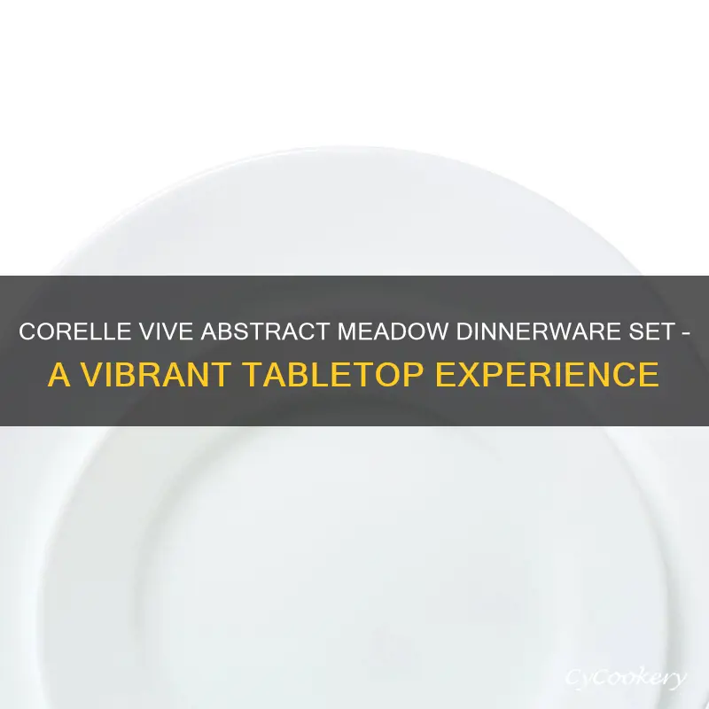 corelle vive abstract meadow 16-piece dinnerware set service for 4