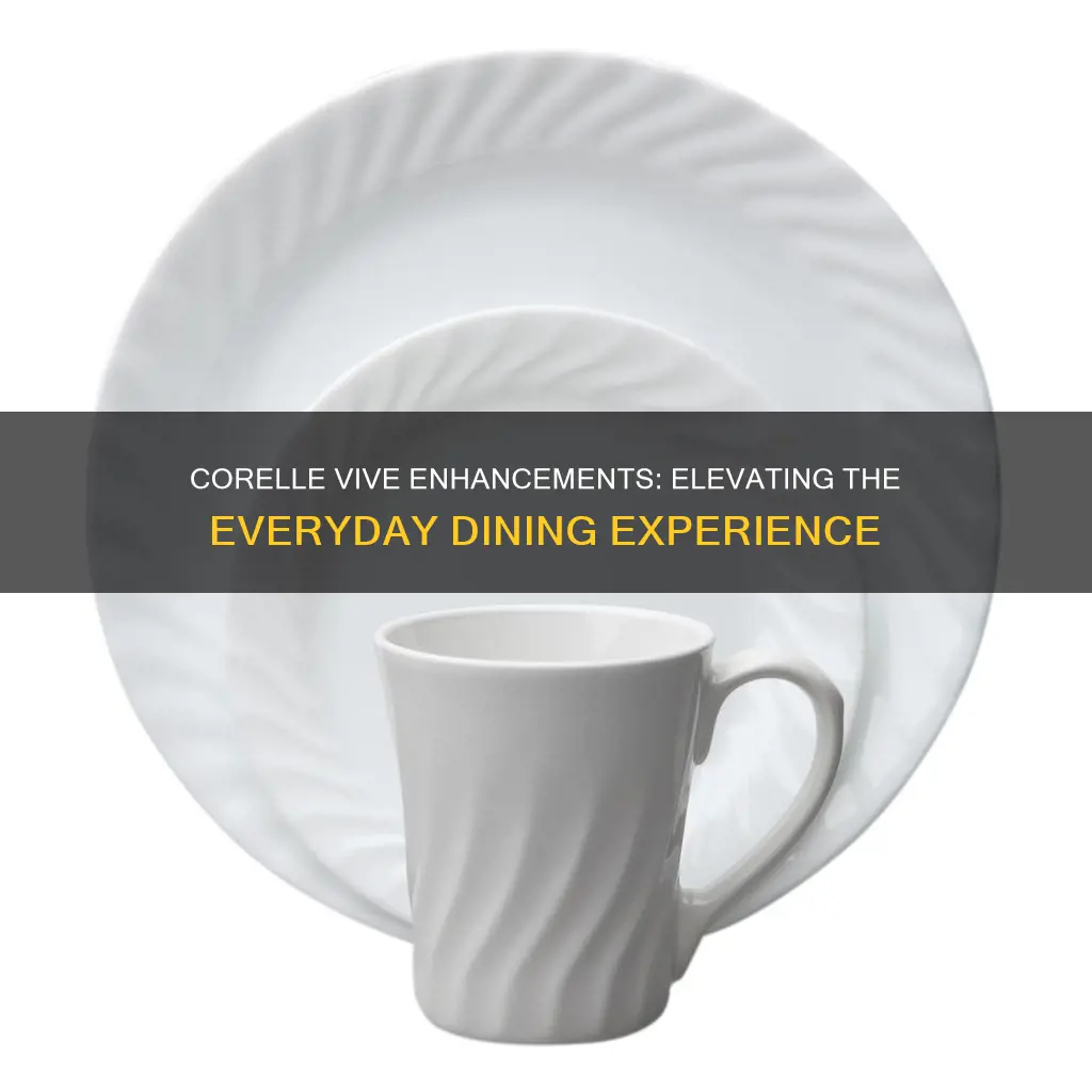 corelle vive enhancements 16 pc dinnerware set