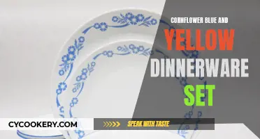 Cornflower Blue and Goldenrod Charm: Elevating Your Dinner Table