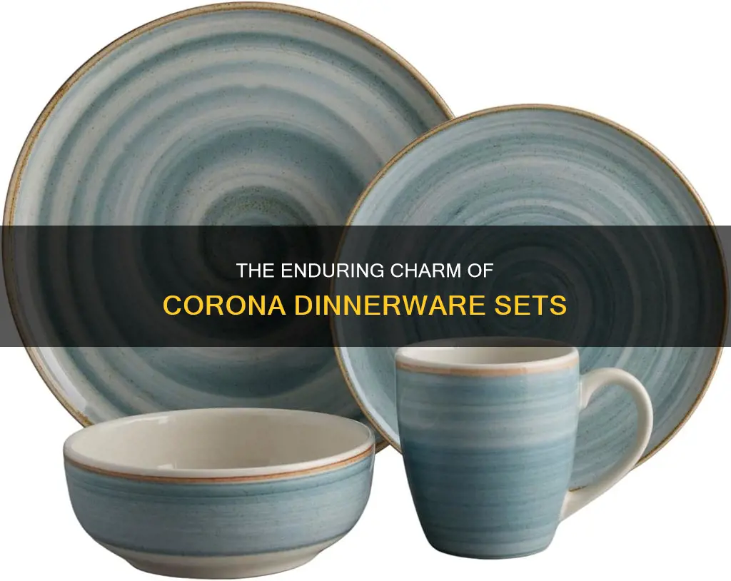 corona dinnerware set