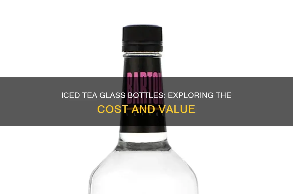 cost of iced tea glass bottles