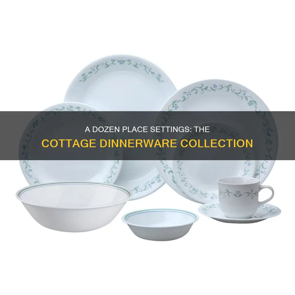 cottage dinnerware set for 12