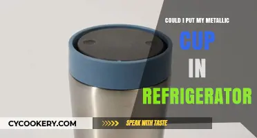 Can You Safely Chill Your Metallic Cup in the Fridge?
