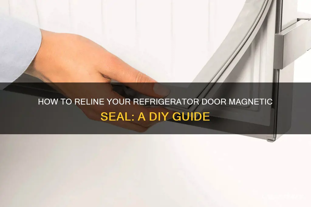 could i reline my refrigerator door magnetic seal