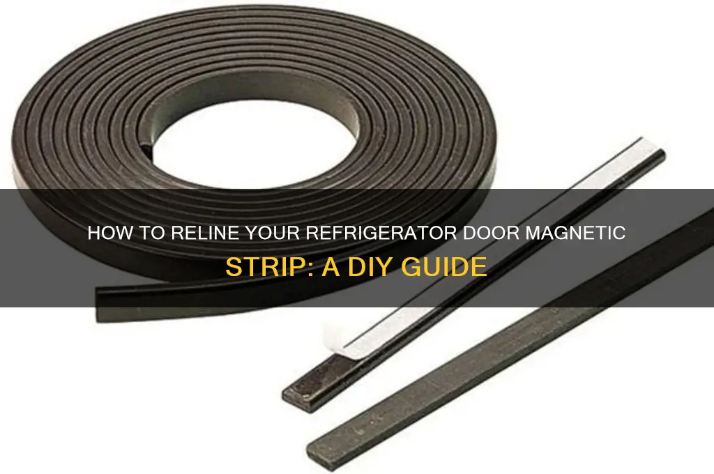 could i reline my refrigerator door magnetic strip