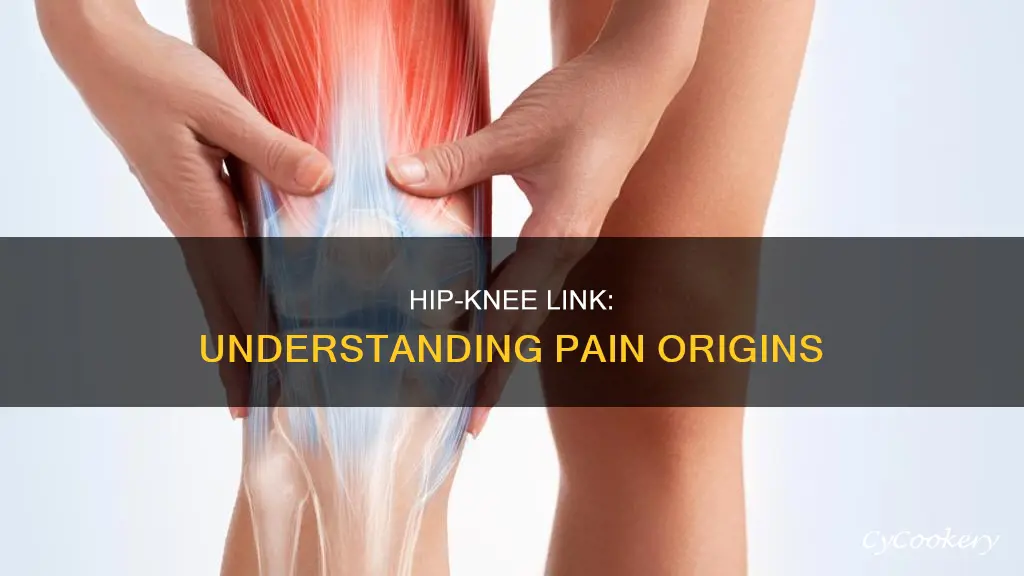 could my hip cause my knee pan