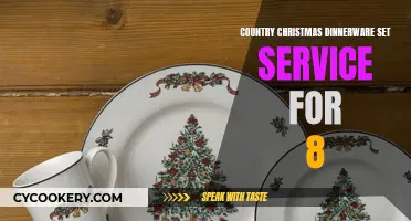 A Country Christmas: Festive Dinnerware Set for a Heartwarming Holiday Feast