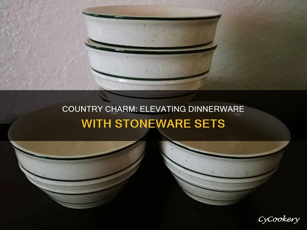 country crock stoneware dinnerware sets