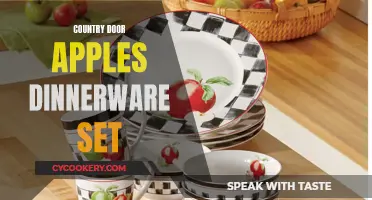 Country Charm: The Apple-Themed Dinnerware Set by Country Door