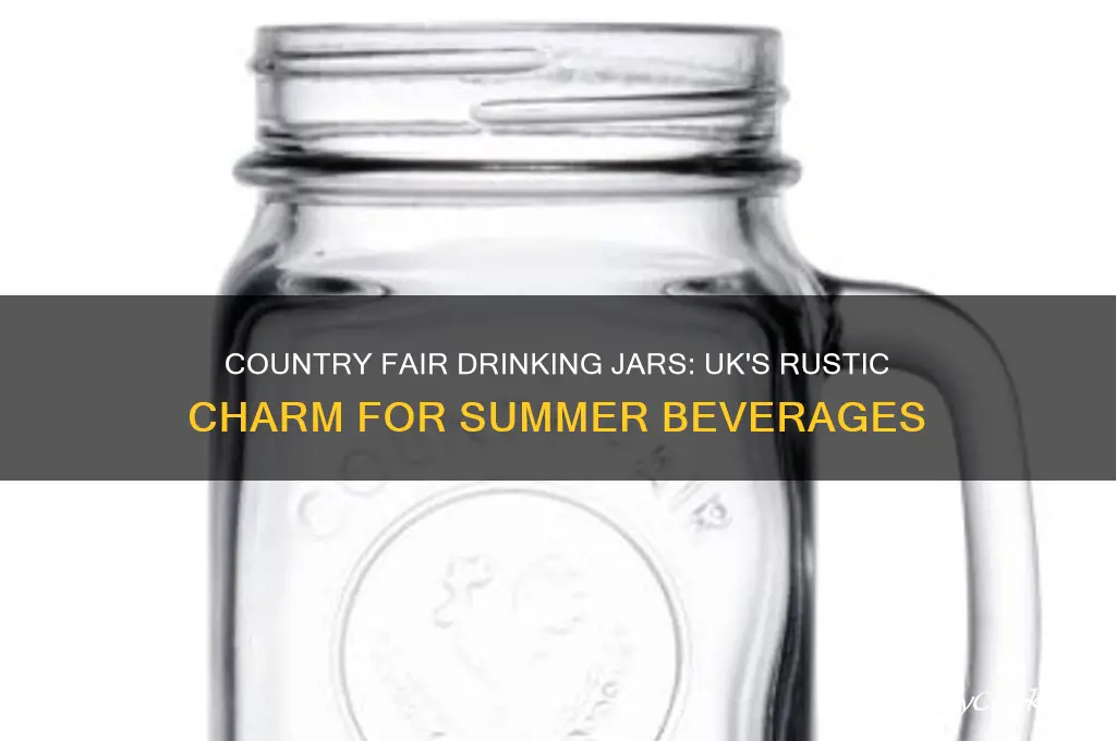 country fair drinking jar uk