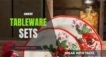 Country Charm: Elevating Tableware Sets with Rustic Elegance