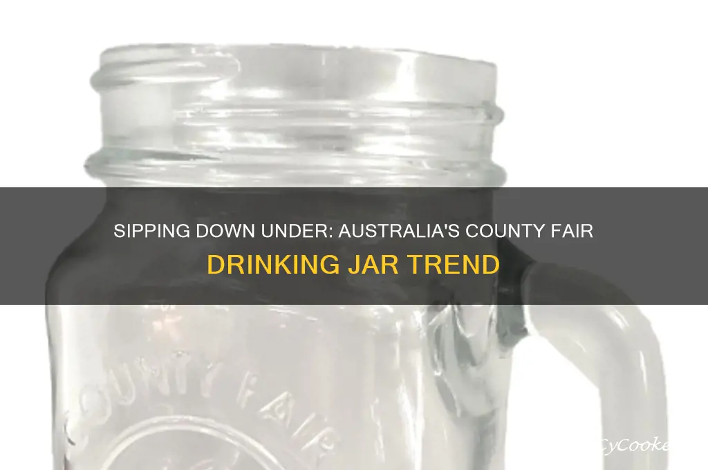 county fair drinking jar australia