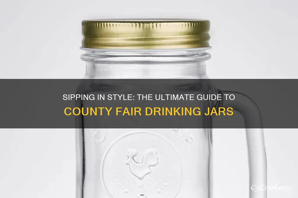 county fair drinking jar