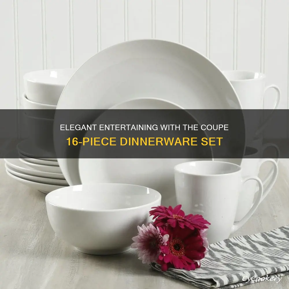 coupe 16 piece dinnerware set