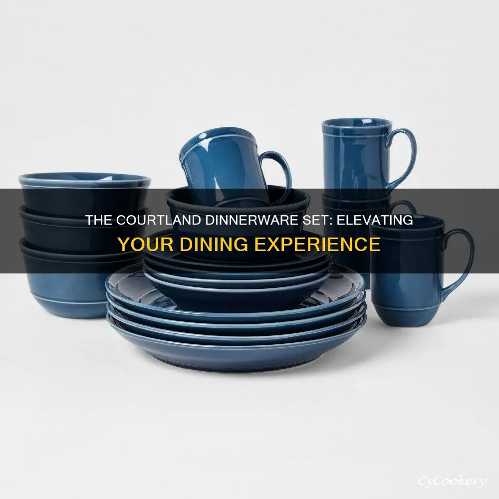 courtland dinnerware set