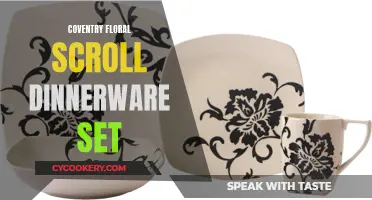 Coventry's Floral Scroll Dinnerware Set: Elevating the Dining Experience with Timeless Elegance