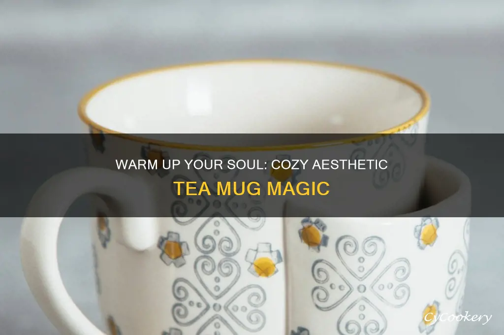 cozy aesthetic mug of tea