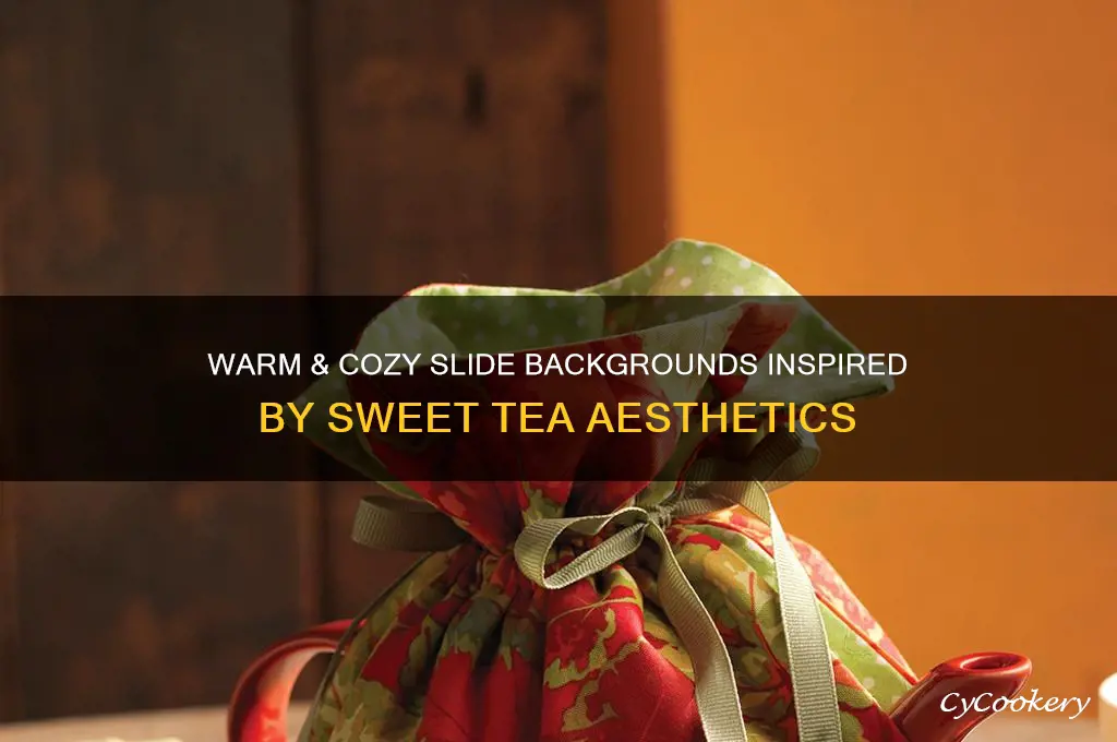 cozy background for slides aesthetic sweet tea