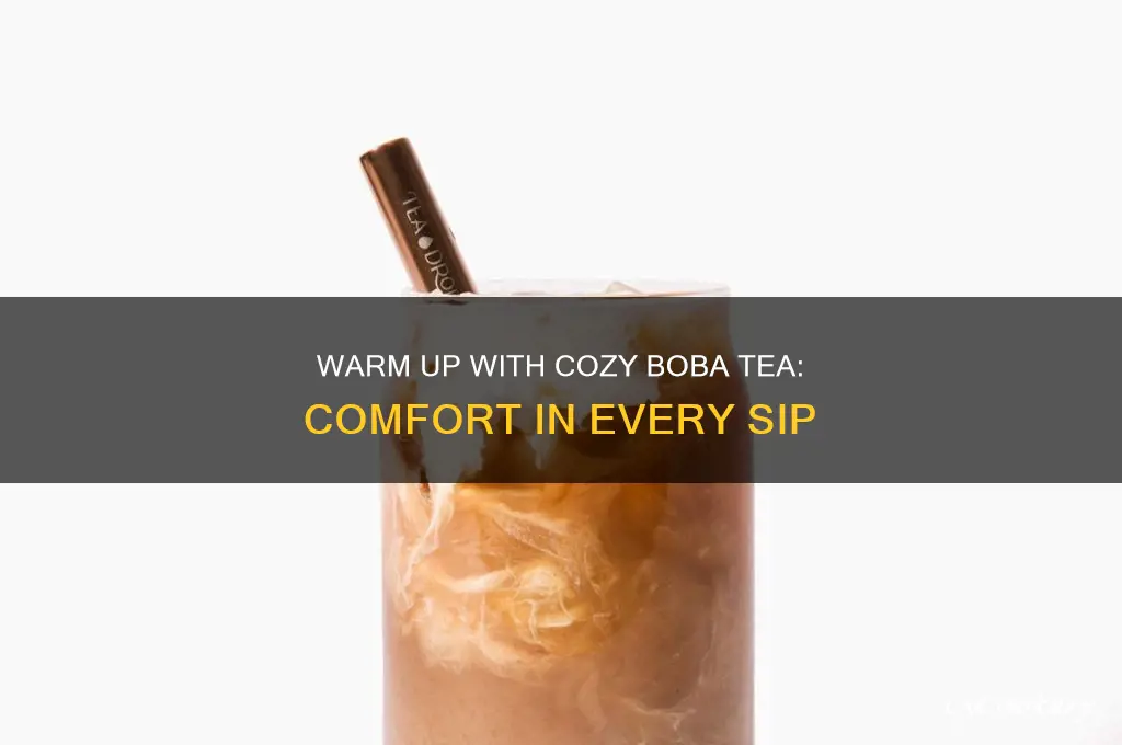 cozy boba tea