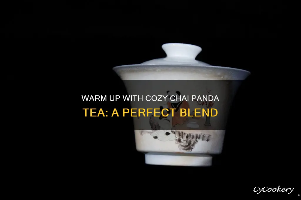 cozy chai panda tea