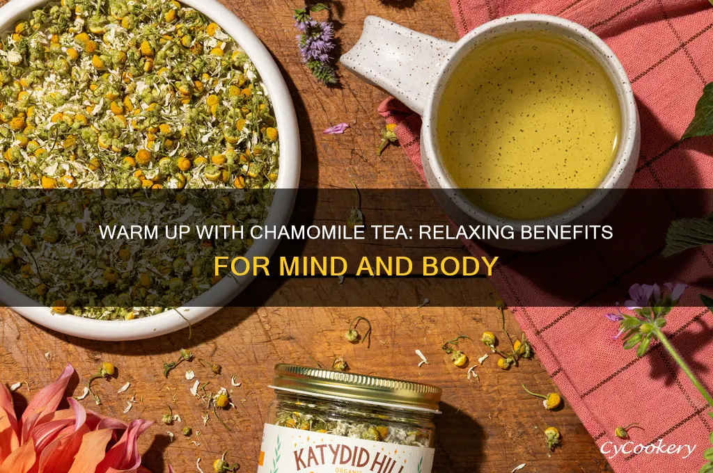 cozy chamomile tea benefits