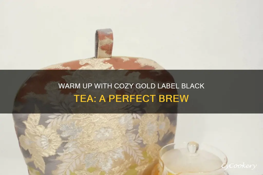 cozy gold label black tea