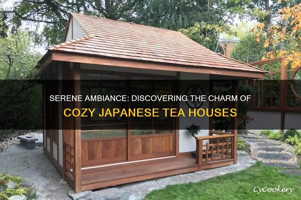 cozy japanese tea house